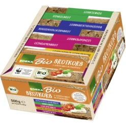Bio Brotkorb 5 Sorten Brot In Portionen 500G
