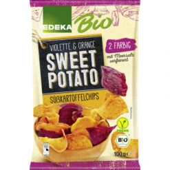 Bio Violette & Orange Sweet Potato Süsskartoffelchips 100G