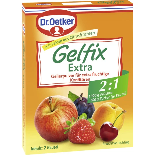 Dr. Oetker Gelfix Extra Gelierpulver 2:1 50G 3 Dr. Oetker Gelfix Extra Gelierpulver 2:1 50G
