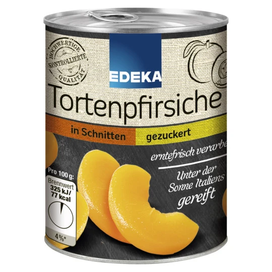 Tortenpfirsiche In Schnitten Gezuckert Klein 225G 3 Tortenpfirsiche In Schnitten Gezuckert Klein 225G