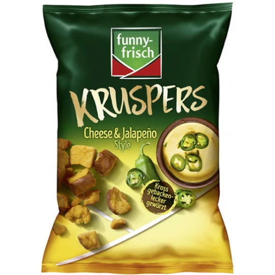 Kruspers Cheese & Jalapeno Style 120G 3 Kruspers Cheese & Jalapeno Style 120G