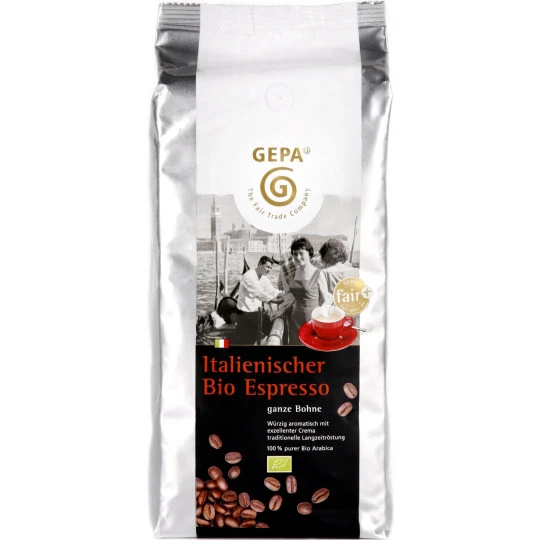 Fairtrade Italienischer Bio Espresso Ganze Bohnen 1KG 3 Fairtrade Italienischer Bio Espresso Ganze Bohnen 1KG