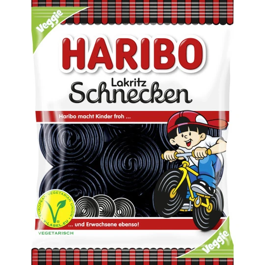 Haribo Lakritz Schnecken 175G 3 Haribo Lakritz Schnecken 175G