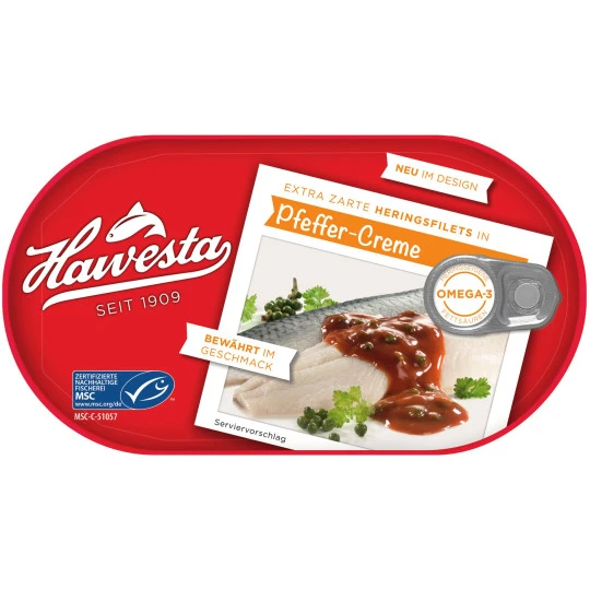 Heringsfilet In Pfeffer-Creme 200G 3 Heringsfilet In Pfeffer-Creme 200G