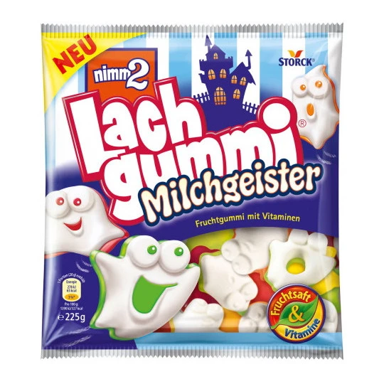 Lachgummi Milchgeister 225G 3 Lachgummi Milchgeister 225G