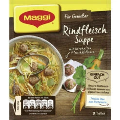 Für Genießer Rindfleisch Suppe Ergibt 750ML