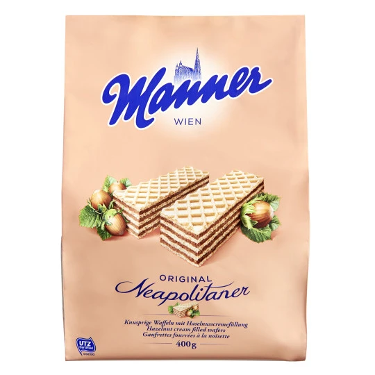 Schnitten Mit Haselnusscreme 400G 3 Schnitten Mit Haselnusscreme 400G