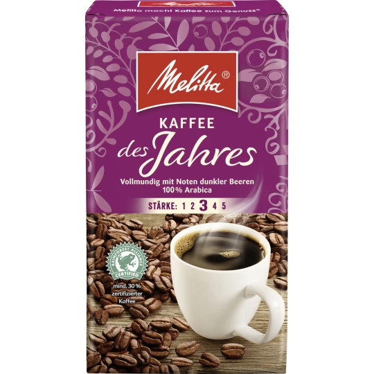 Melitta Kaffee Des Jahres 500G 3 Melitta Kaffee Des Jahres 500G