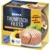 Thunfischfilets In Sonnenblumenöl 185G -Snack Discounter msc ethunffilisboel 185g