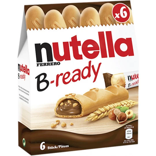 Nutella B-Ready 6ST 132G 3 Nutella B-Ready 6ST 132G