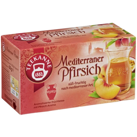 Tee Mediterraner Pfirsich 20ST 50G 3 Tee Mediterraner Pfirsich 20ST 50G